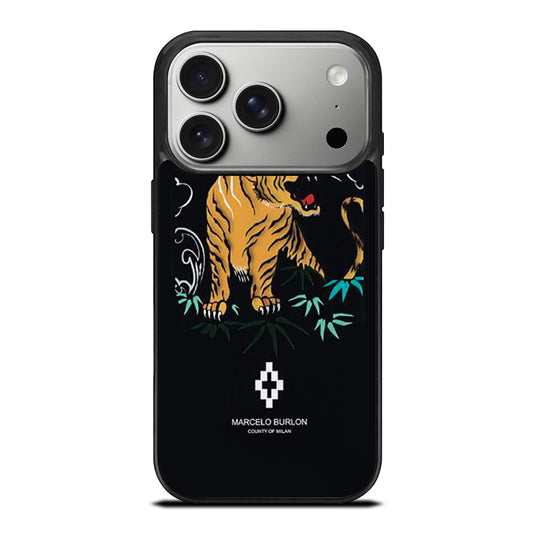 MARCELO BURLON TIGER LOGO 2 iPhone 17 Pro Case Cover