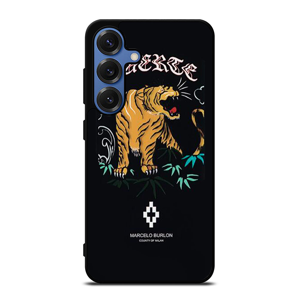 MARCELO BURLON TIGER LOGO 2 Samsung Galaxy S25 Case Cover