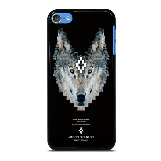 MARCELO BURLON WOLF LOGO iPod Touch 7 Case Cover