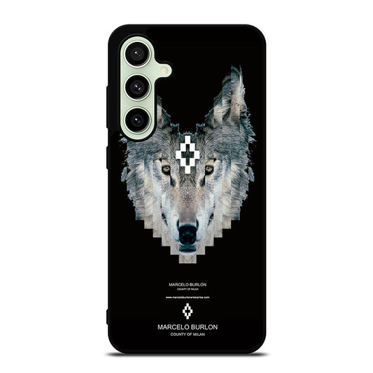 MARCELO BURLON WOLF LOGO Samsung Galaxy S24 FE Case Cover