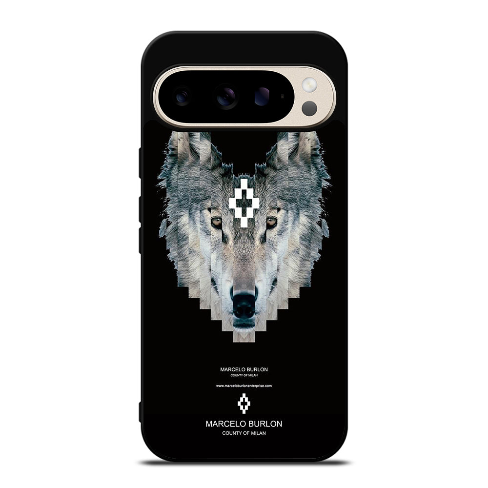 MARCELO BURLON WOLF LOGO Google Pixel 9 Pro Case Cover