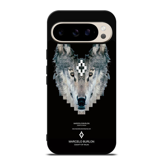 MARCELO BURLON WOLF LOGO Google Pixel 9 Pro Case Cover