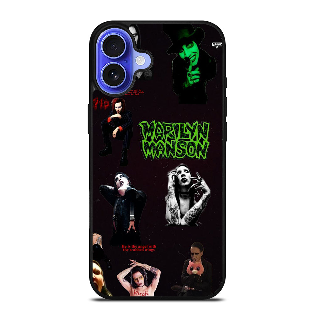 MARILYN MANSON COLLAGE 2 iPhone 16 Case Cover