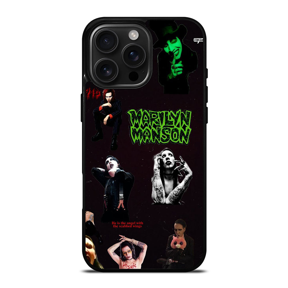 MARILYN MANSON COLLAGE 2 iPhone 16 Pro Max Case Cover