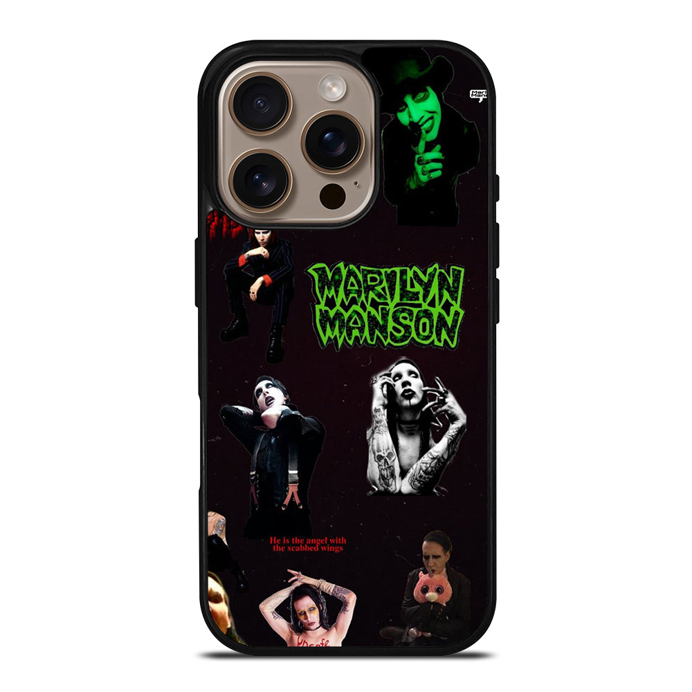 MARILYN MANSON COLLAGE 2 iPhone 16 Pro Case Cover