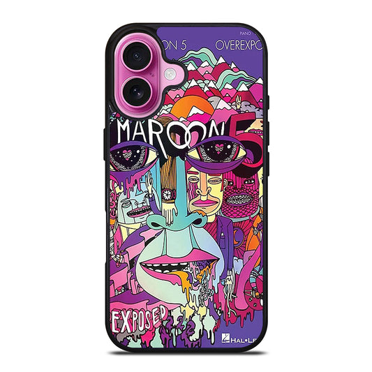 MAROON 5 ART BAND POSTER iPhone 16 Plus Case Cover