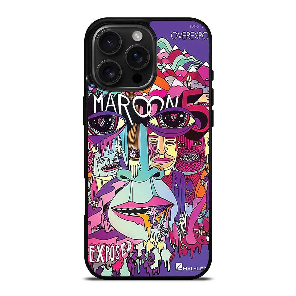MAROON 5 ART BAND POSTER iPhone 16 Pro Max Case Cover