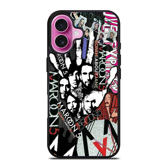 MAROON 5 BAND POSTER 2 iPhone 16 Plus Case Cover