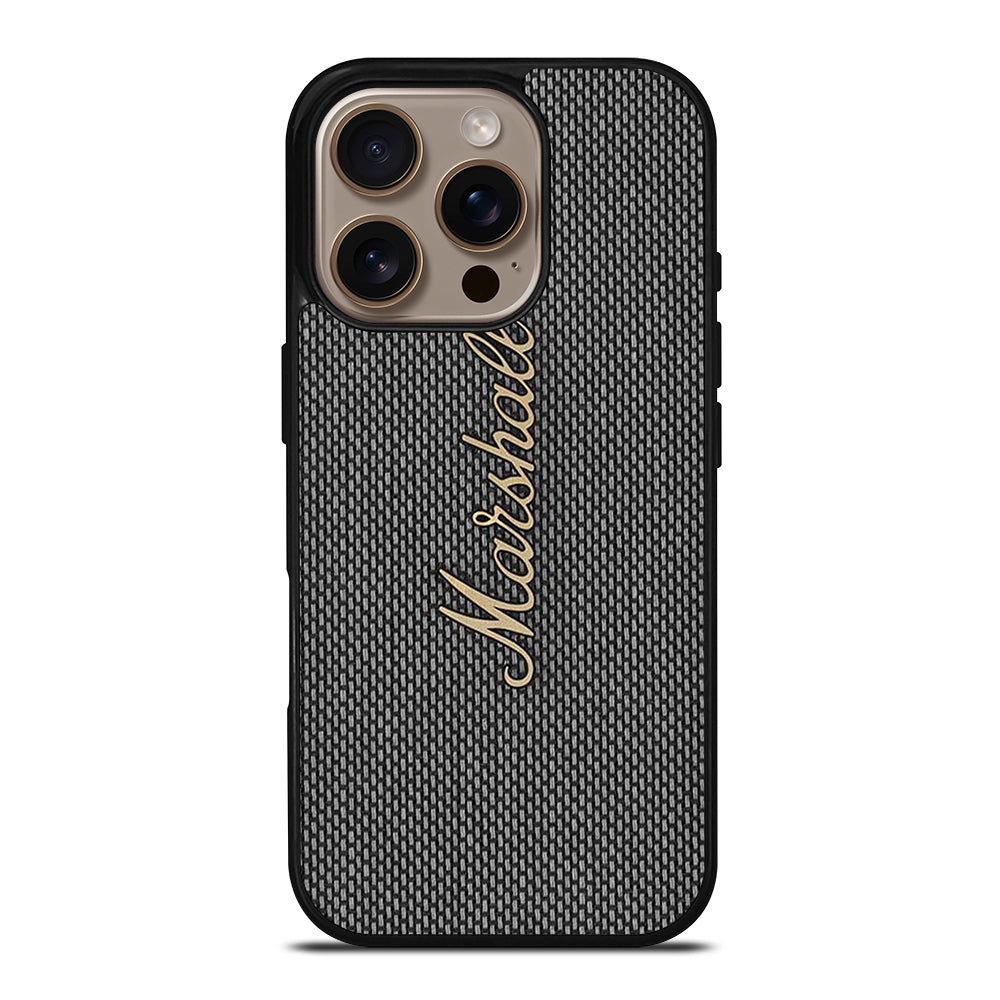 MARSHALL LOGO iPhone 16 Pro Case Cover