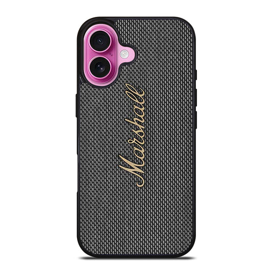 MARSHALL LOGO iPhone 16 Plus Case Cover