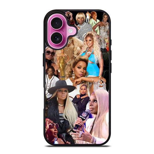 MARY J COLLAGE iPhone 16 Plus Case Cover