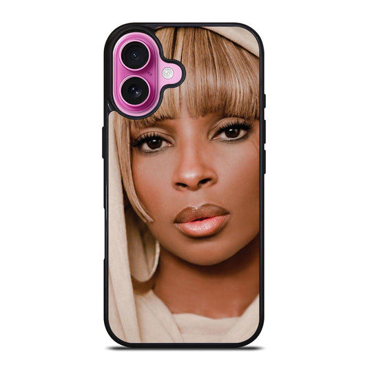 MARY J FACE iPhone 16 Plus Case Cover