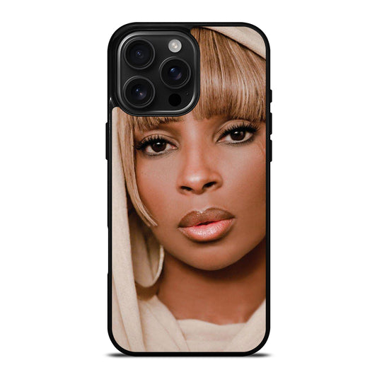 MARY J FACE iPhone 16 Pro Max Case Cover