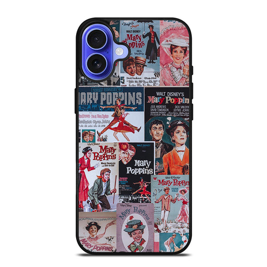 MARY POPPINS COLLAGE iPhone 16 Case Cover