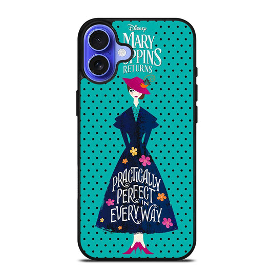 MARY POPPINS POLCADOT iPhone 16 Case Cover