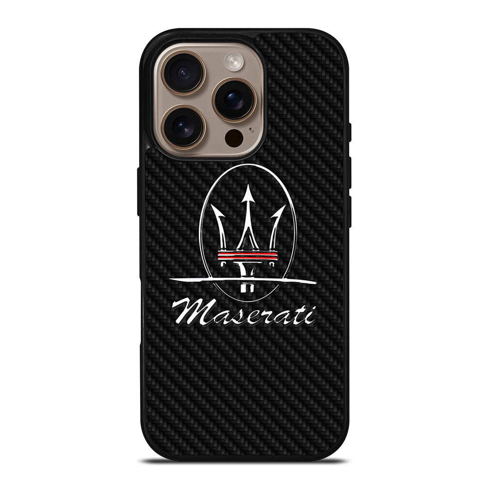 MASERATI CARBON iPhone 16 Pro Case Cover