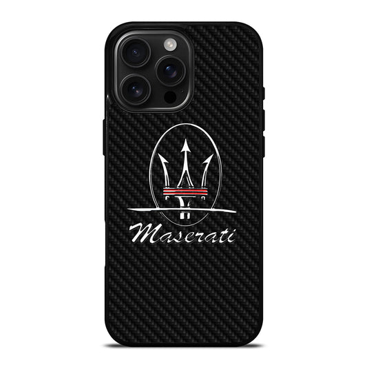 MASERATI CARBON iPhone 16 Pro Max Case Cover