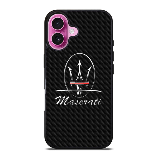 MASERATI CARBON iPhone 16 Plus Case Cover