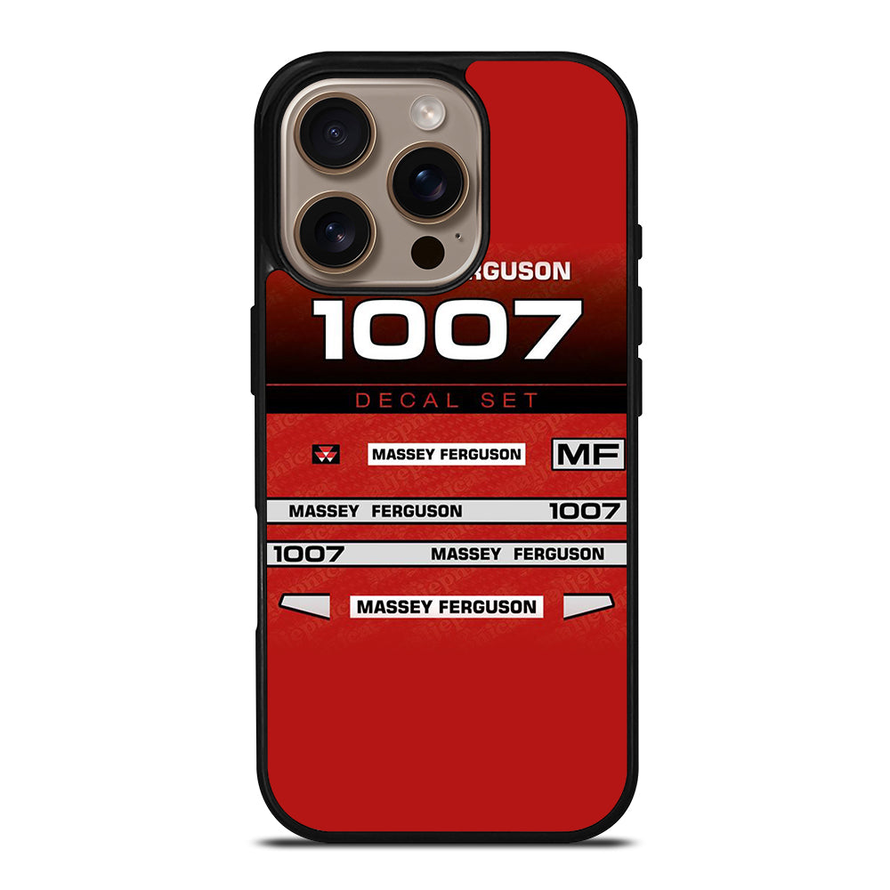 MASSEY FERGUSON TRACTOR DECAL SET iPhone 16 Pro Case Cover