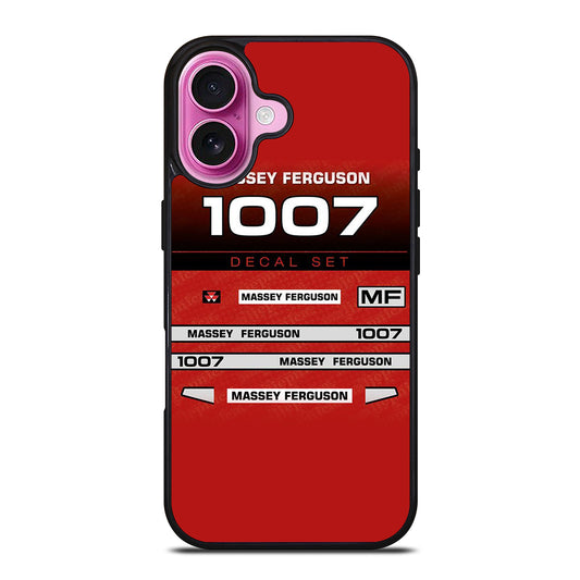 MASSEY FERGUSON TRACTOR DECAL SET iPhone 16 Plus Case Cover