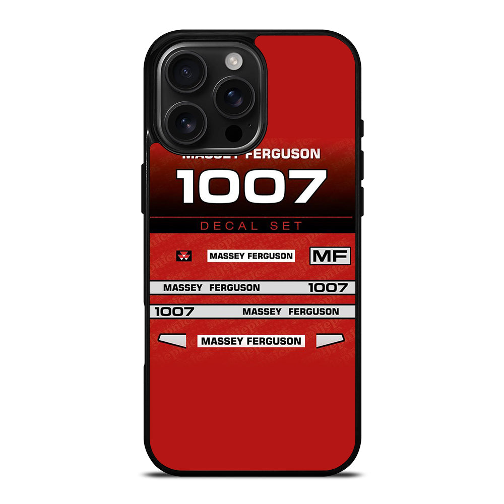 MASSEY FERGUSON TRACTOR DECAL SET iPhone 16 Pro Max Case Cover