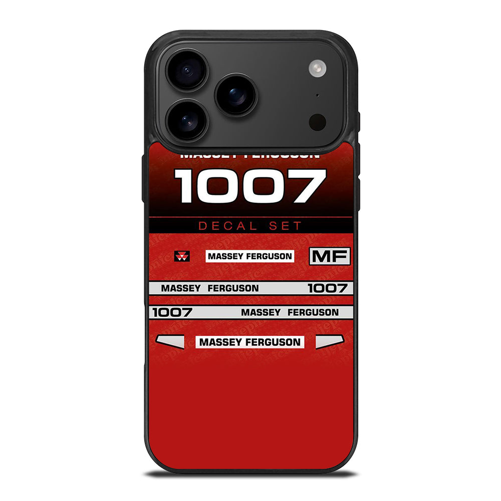 MASSEY FERGUSON TRACTOR DECAL SET iPhone 17 Pro Max Case Cover