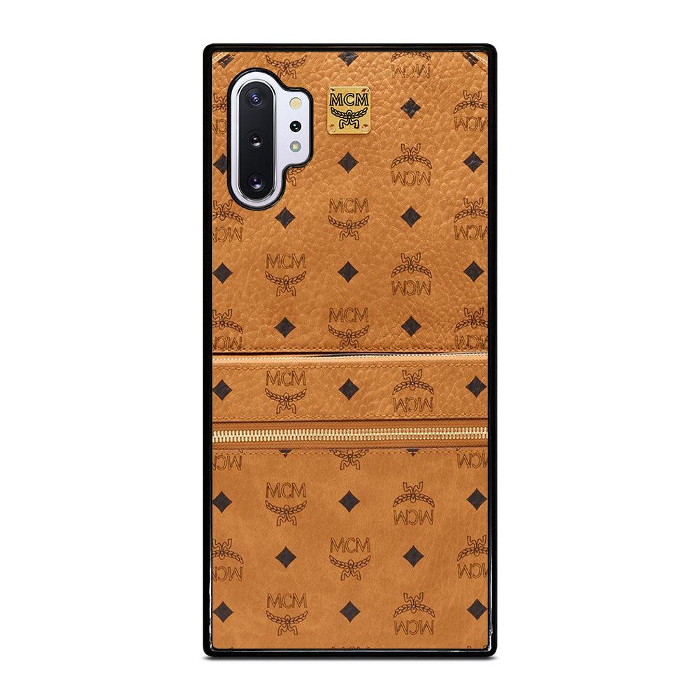 MCM WORLD WIDE BROWN LOGO 1 Samsung Galaxy Note 10 Plus Case Cover