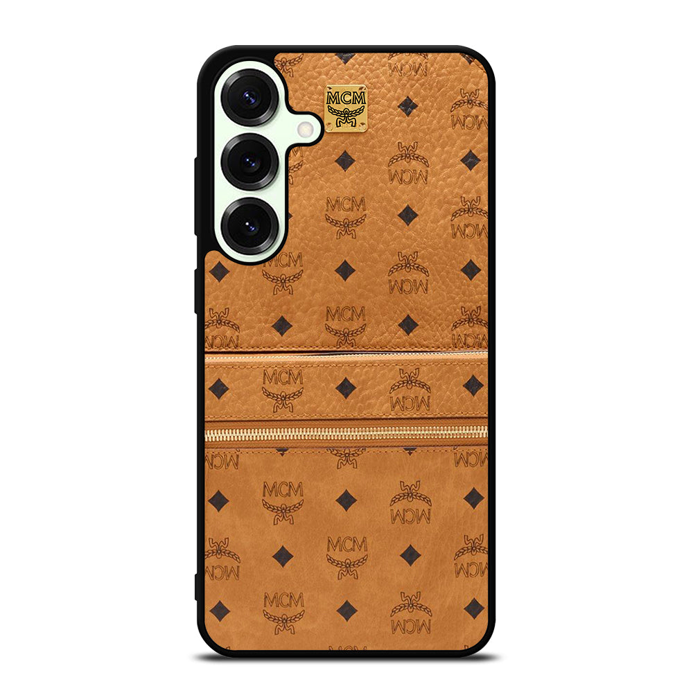 MCM WORLD WIDE BROWN LOGO 1 Samsung Galaxy S26 Plus Case Cover