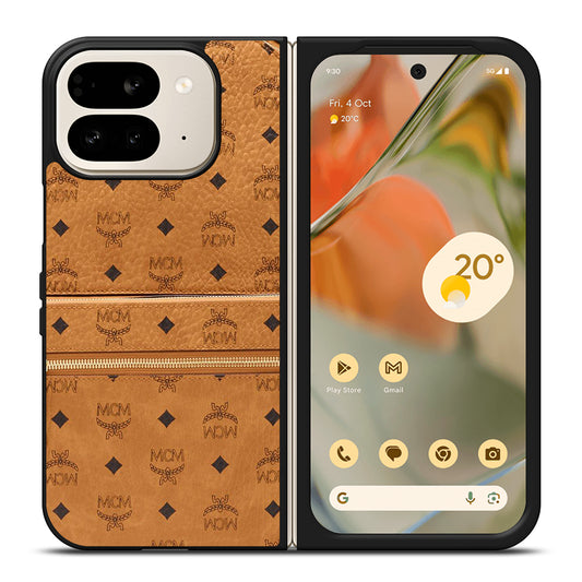 MCM WORLD WIDE BROWN LOGO 1 Google Pixel 9 Pro Fold Case Cover