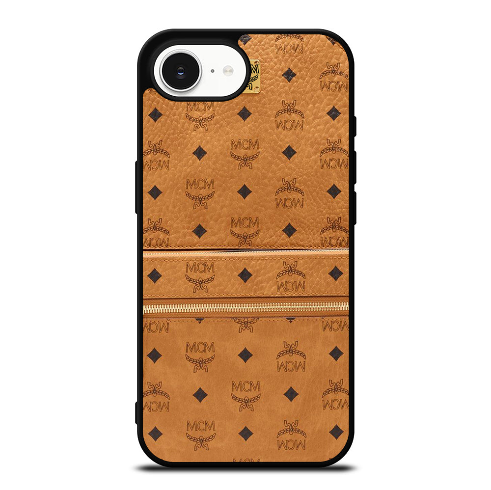 MCM WORLD WIDE BROWN LOGO 1 iPhone 16e Case Cover