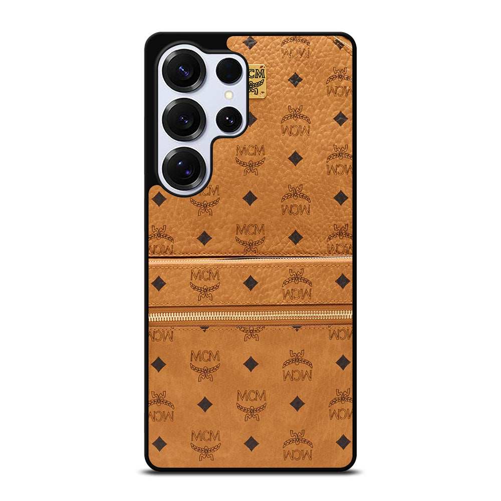 MCM WORLD WIDE BROWN LOGO 1 Samsung Galaxy S26 Ultra Case Cover