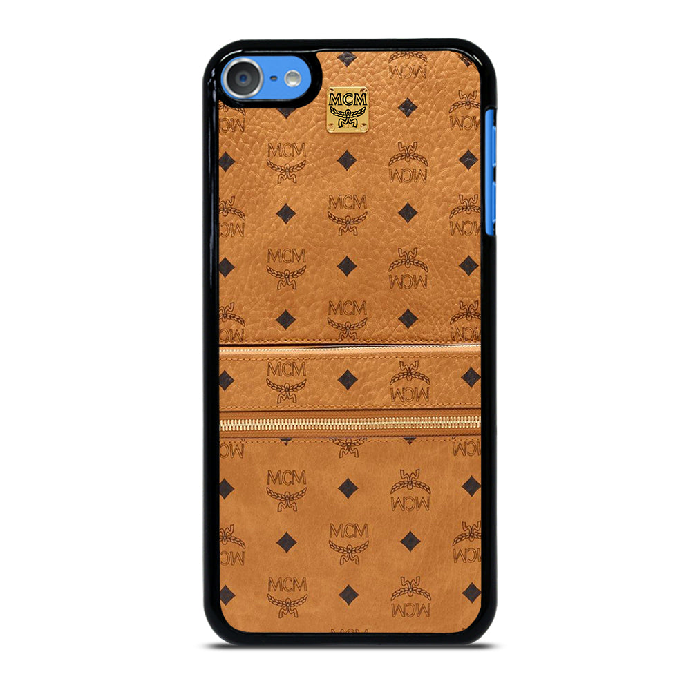 MCM WORLD WIDE BROWN LOGO 1 iPod Touch 7 Case Cover