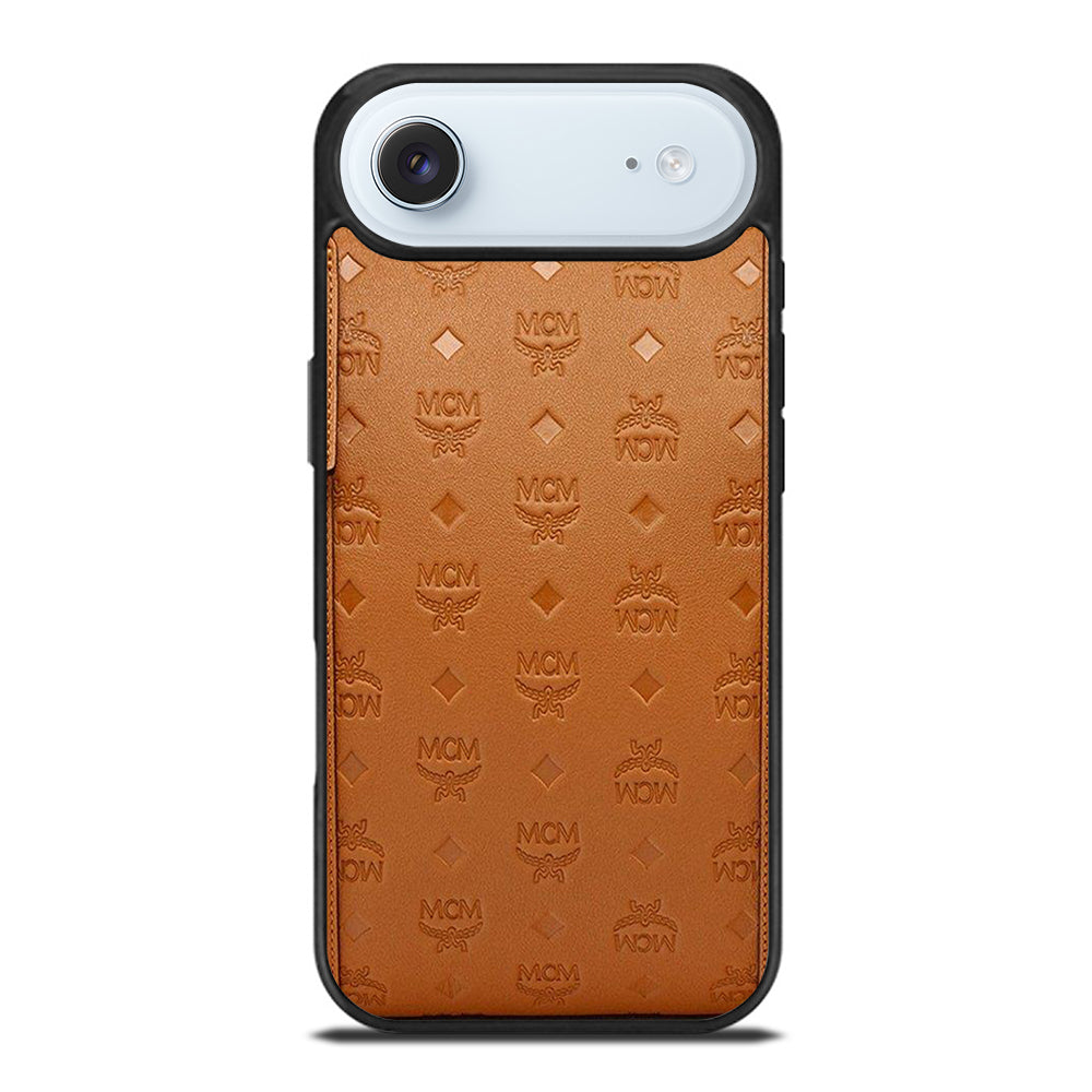 MCM WORLD WIDE BROWN LOGO 2 iPhone Air Case Cover