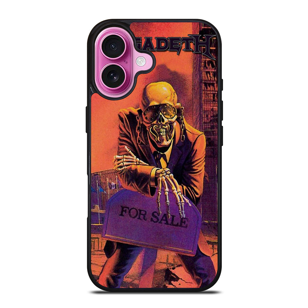 MEGADETH FOR SALE iPhone 16 Plus Case Cover