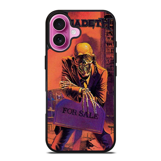 MEGADETH FOR SALE iPhone 16 Plus Case Cover