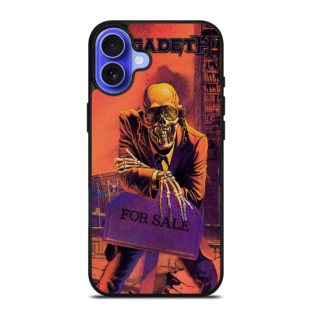 MEGADETH FOR SALE iPhone 16 Case Cover