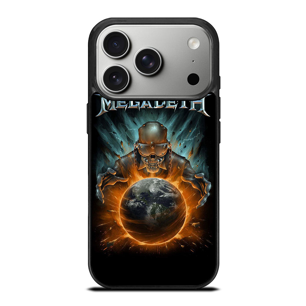 MEGADETH SKULL BLACK iPhone 17 Pro Case Cover