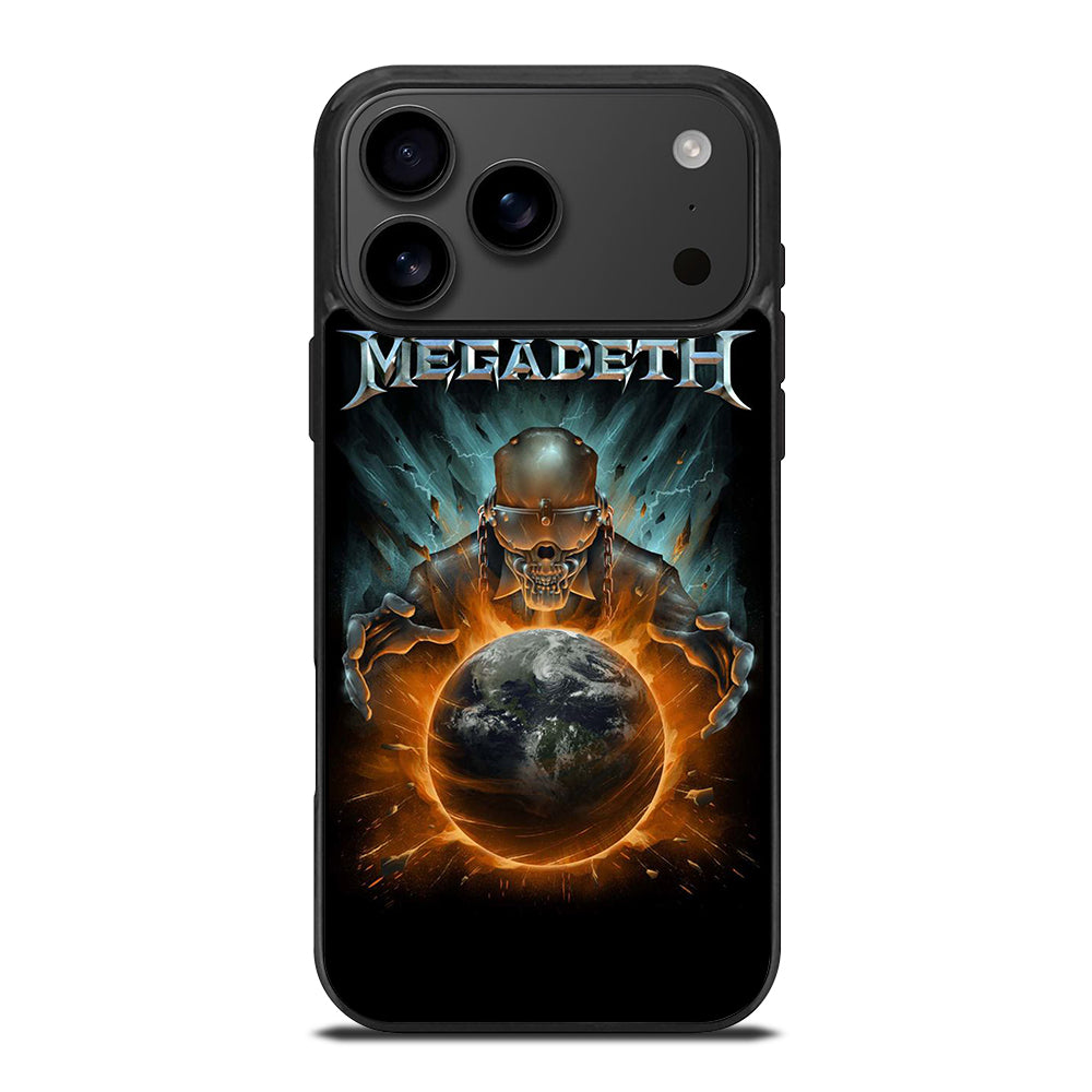 MEGADETH SKULL BLACK iPhone 17 Pro Max Case Cover