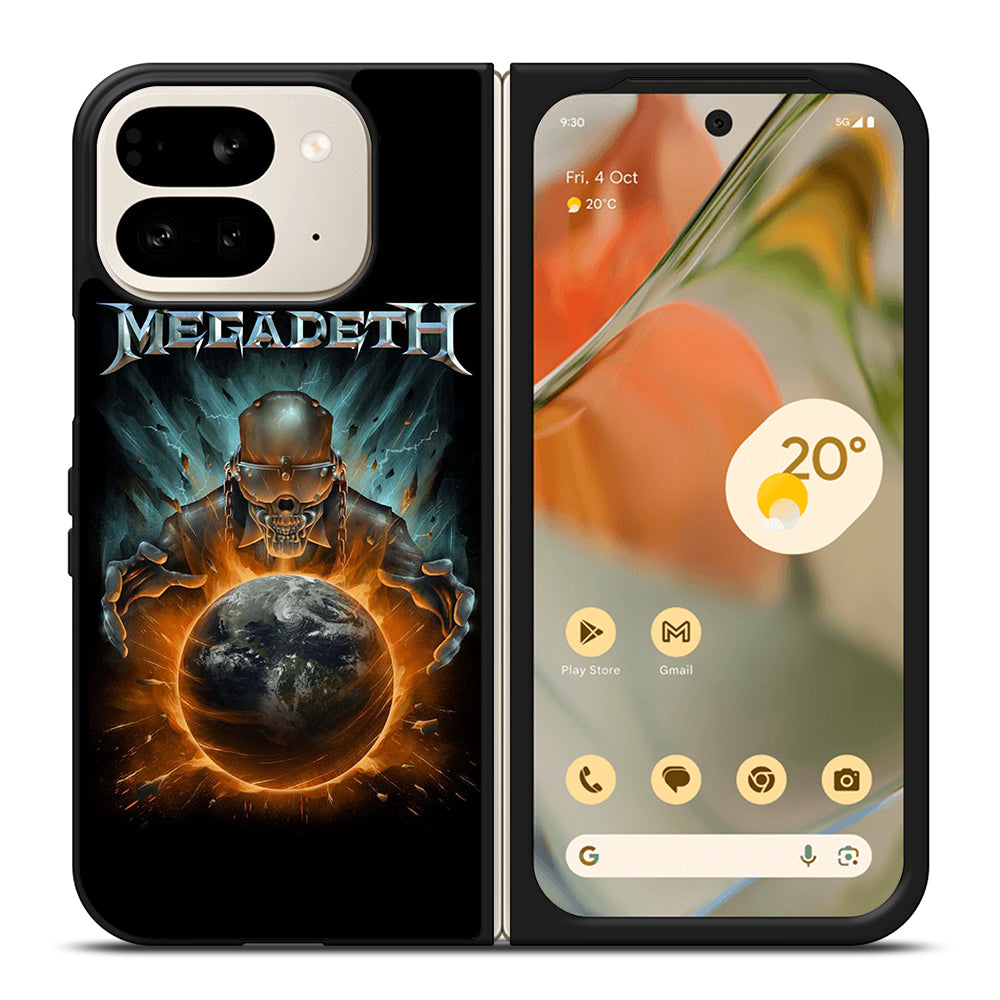 MEGADETH SKULL BLACK Google Pixel 9 Pro Fold Case Cover
