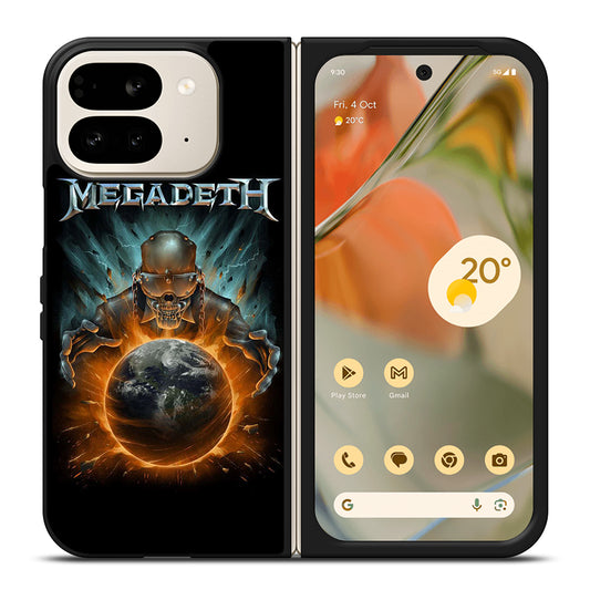 MEGADETH SKULL BLACK Google Pixel 9 Pro Fold Case Cover