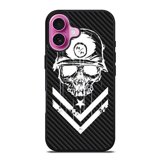 METAL MULISHA CARBON LOGO iPhone 16 Plus Case Cover