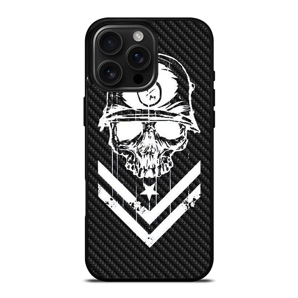 METAL MULISHA CARBON LOGO iPhone 16 Pro Max Case Cover
