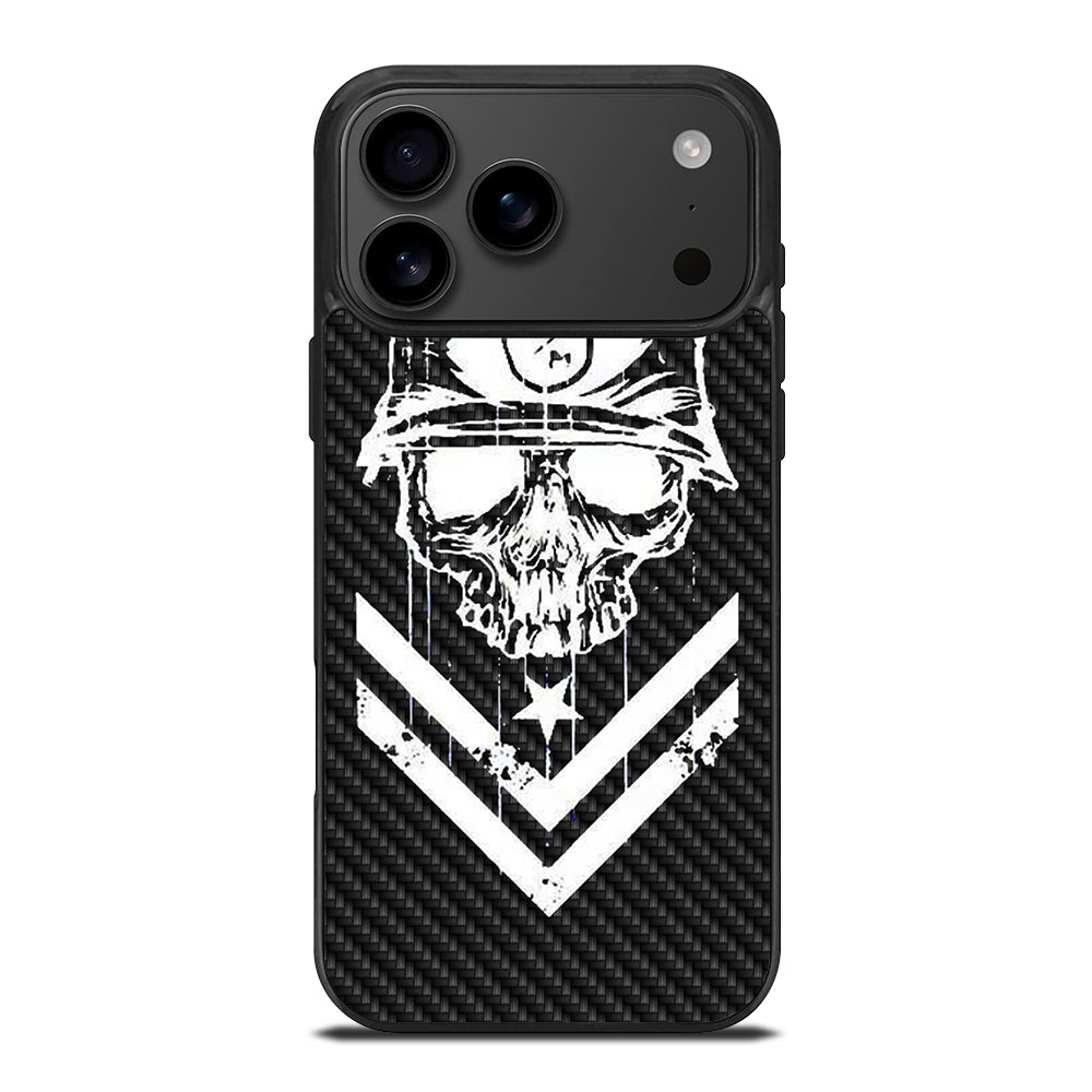METAL MULISHA CARBON LOGO iPhone 17 Pro Max Case Cover