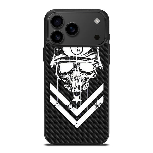 METAL MULISHA CARBON LOGO iPhone 17 Pro Max Case Cover