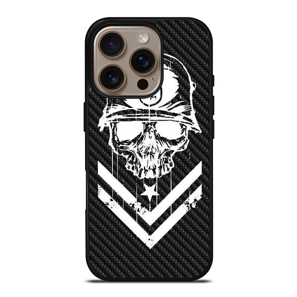 METAL MULISHA CARBON LOGO iPhone 16 Pro Case Cover