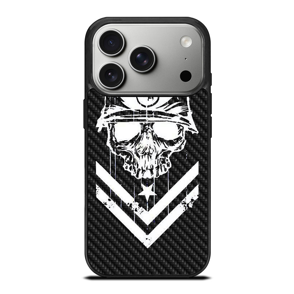 METAL MULISHA CARBON LOGO iPhone 17 Pro Case Cover