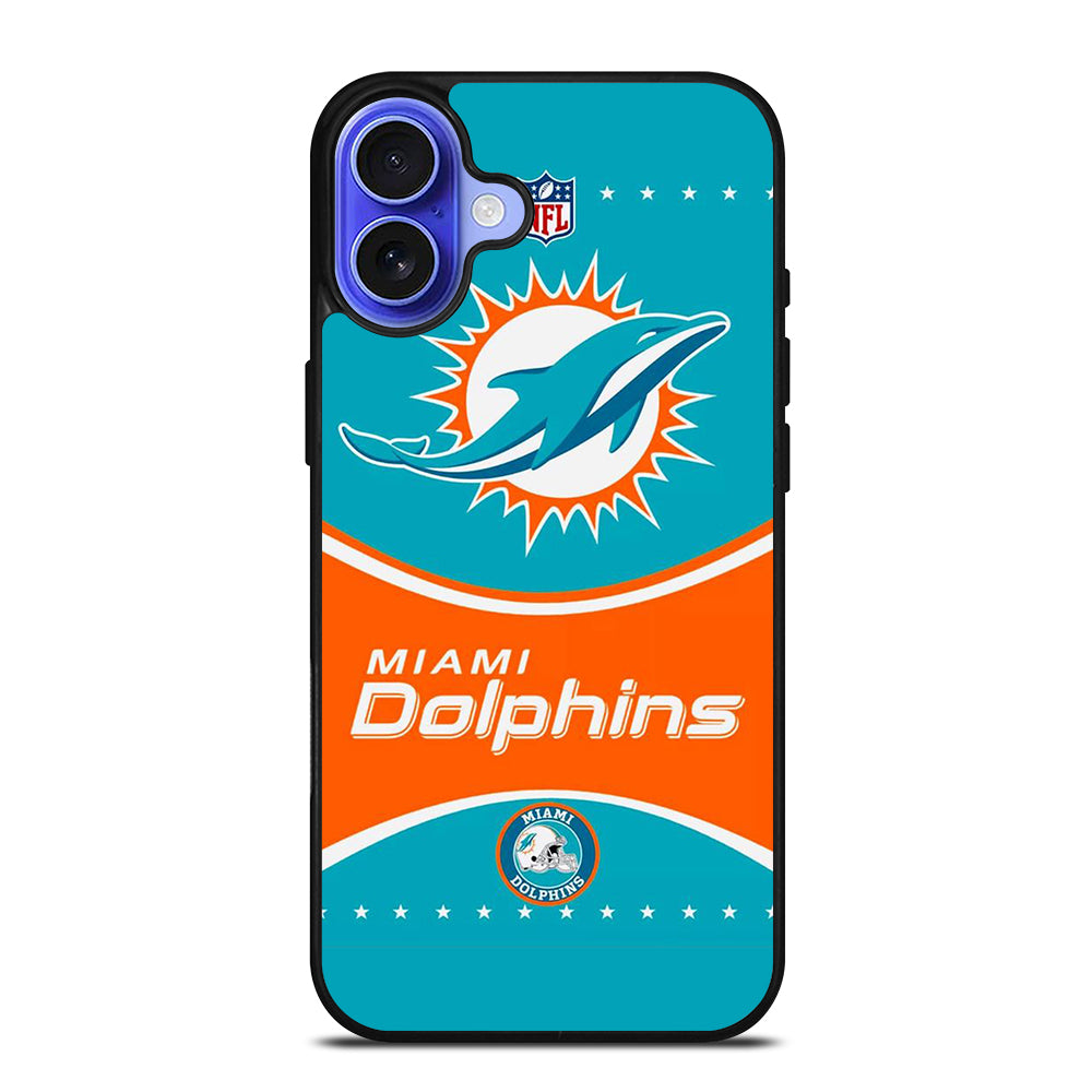 MIAMI DOLPHINS NFL FOOTBALL LOGO 2 iPhone 16 Case Cover