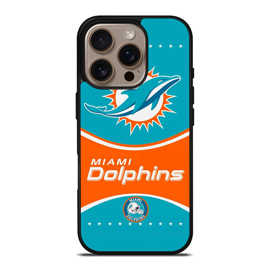 MIAMI DOLPHINS NFL FOOTBALL LOGO 2 iPhone 16 Pro Case Cover