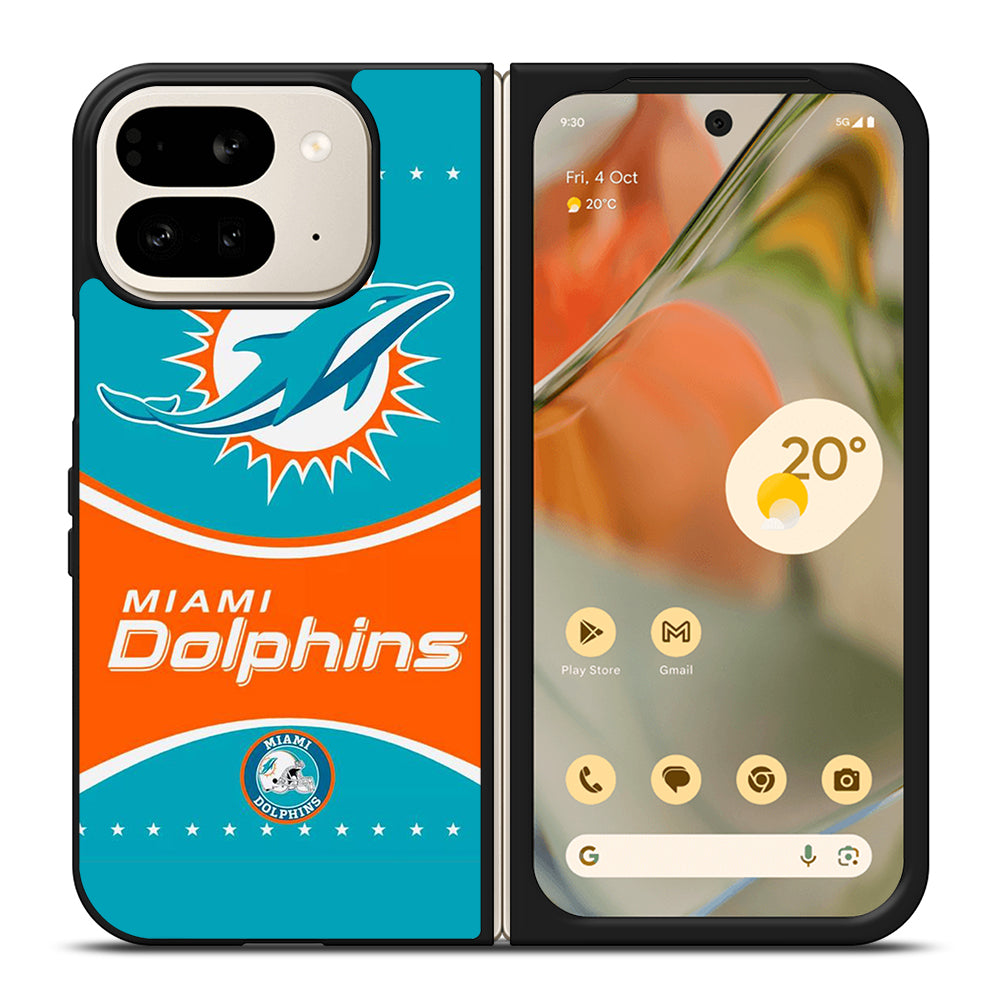 MIAMI DOLPHINS NFL FOOTBALL LOGO 2 Google Pixel 9 Pro Fold Case Cover