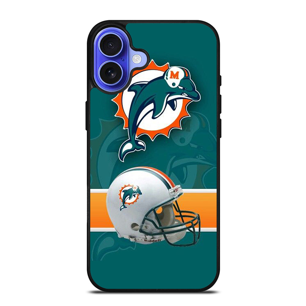 MIAMI DOLPHINS SYMBOL iPhone 16 Case Cover